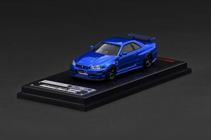 (預訂 Pre Order) Ignition model (IG4174 ) 1:64 Nissan Skyline GT-R (BNR34) NISMO customized Blue Metallic