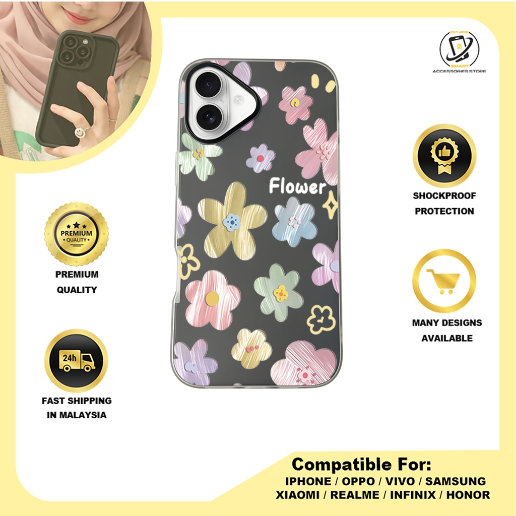 JELLY CASE PHONE FOR IPHONE - DESIGN FLOWER T