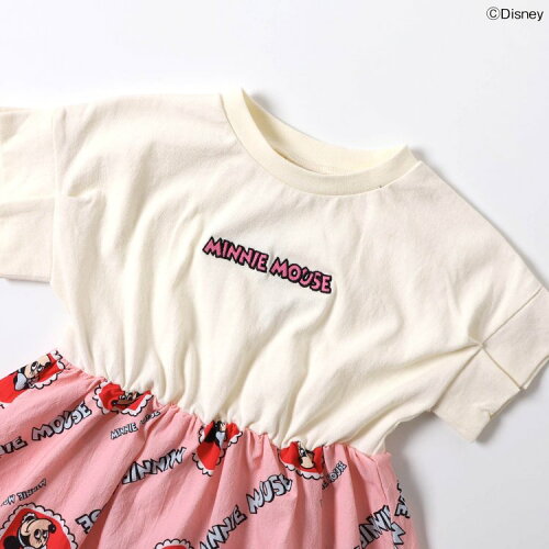 🆕【⭐訂購⭐】🌀 🇯🇵 日本直送🇯🇵 #Minnie 刺繡 拼布 荷葉邊下擺 連身裙［2款選］ 🌀[ELCA-0022][260324]