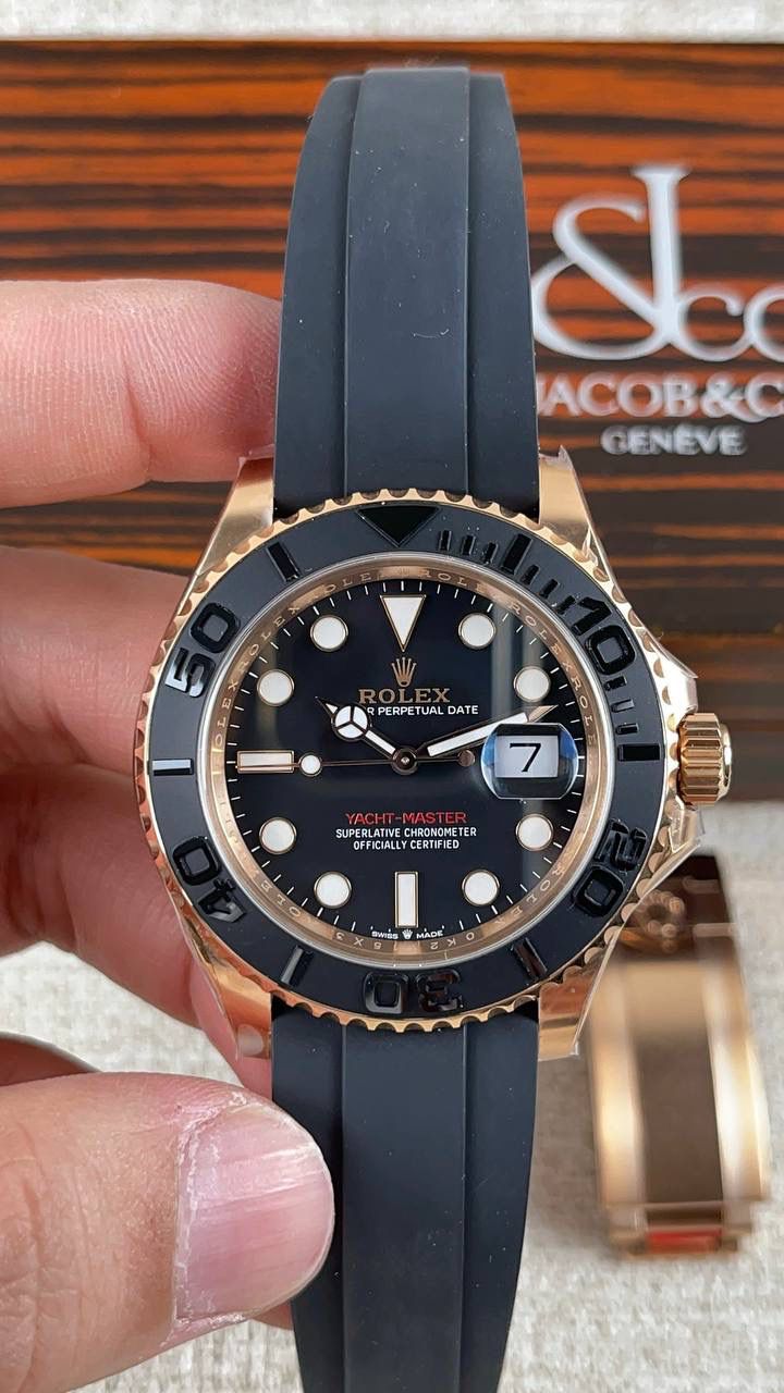 C厂！劳力士40玫瑰金游艇系列！搭配3235机芯！
