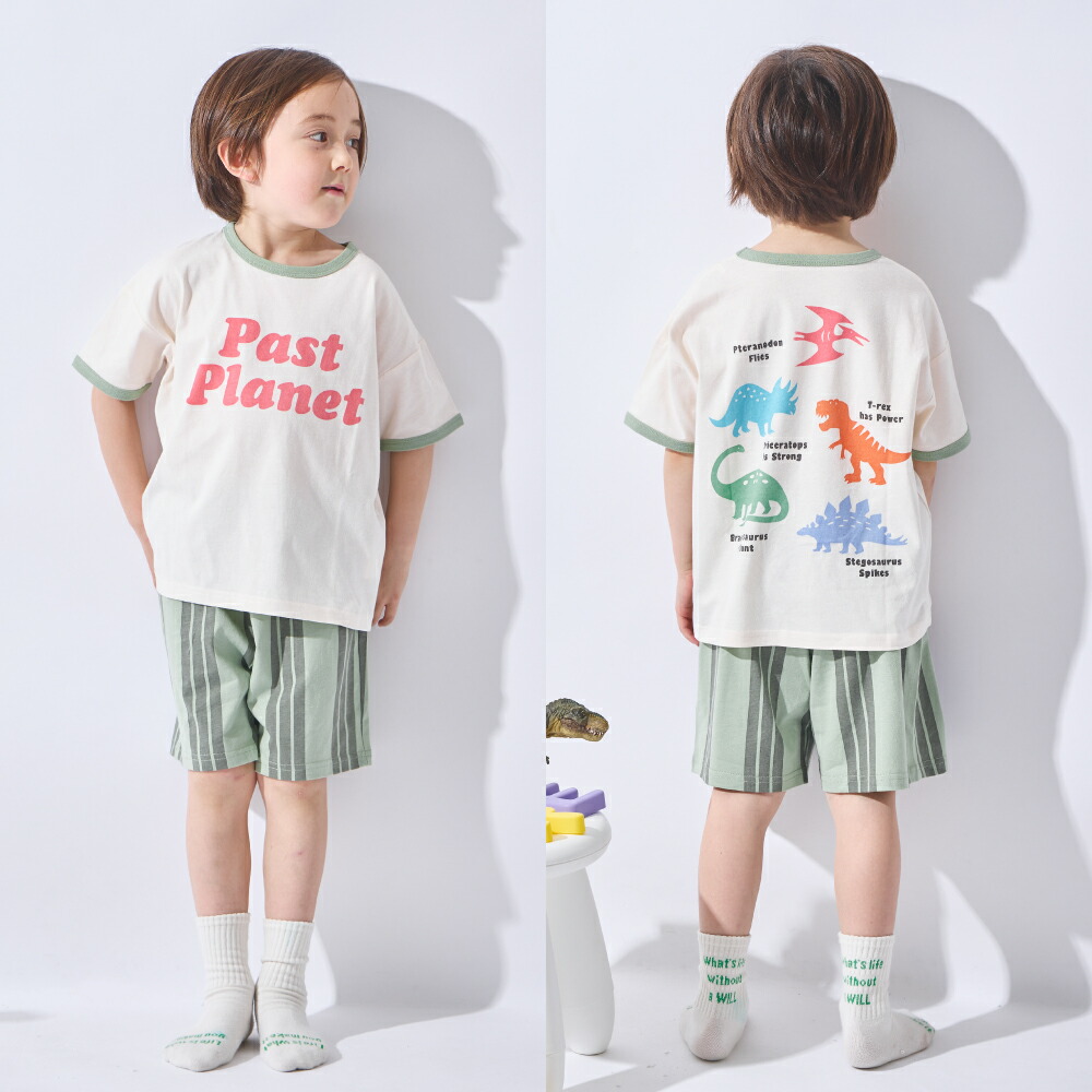 🆕【⭐訂購⭐】🌀🇯🇵 日本直送 前後印花 短袖 休閑服 / 家居服套裝［4款選］🌀 [ELEA-0241]