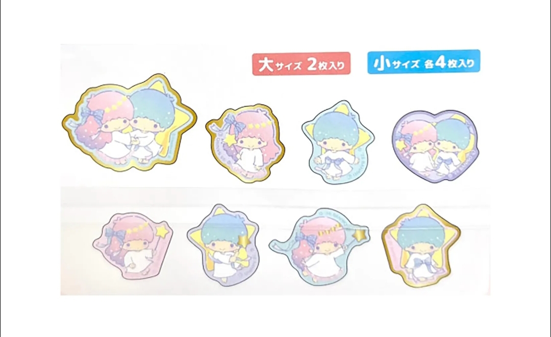 Sanrio Little twin stars 貼紙包