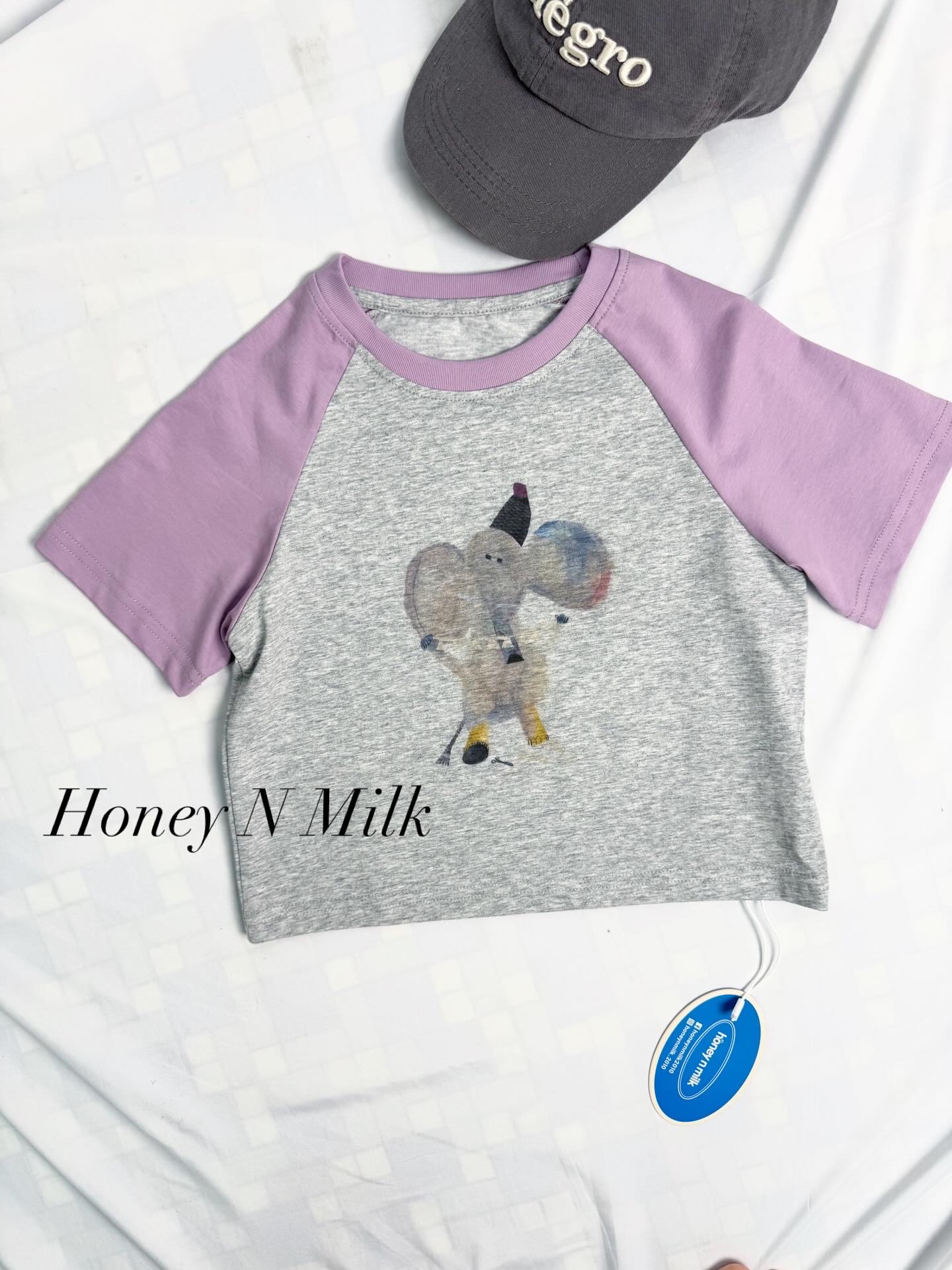 Amuahe Purple Elephant Top