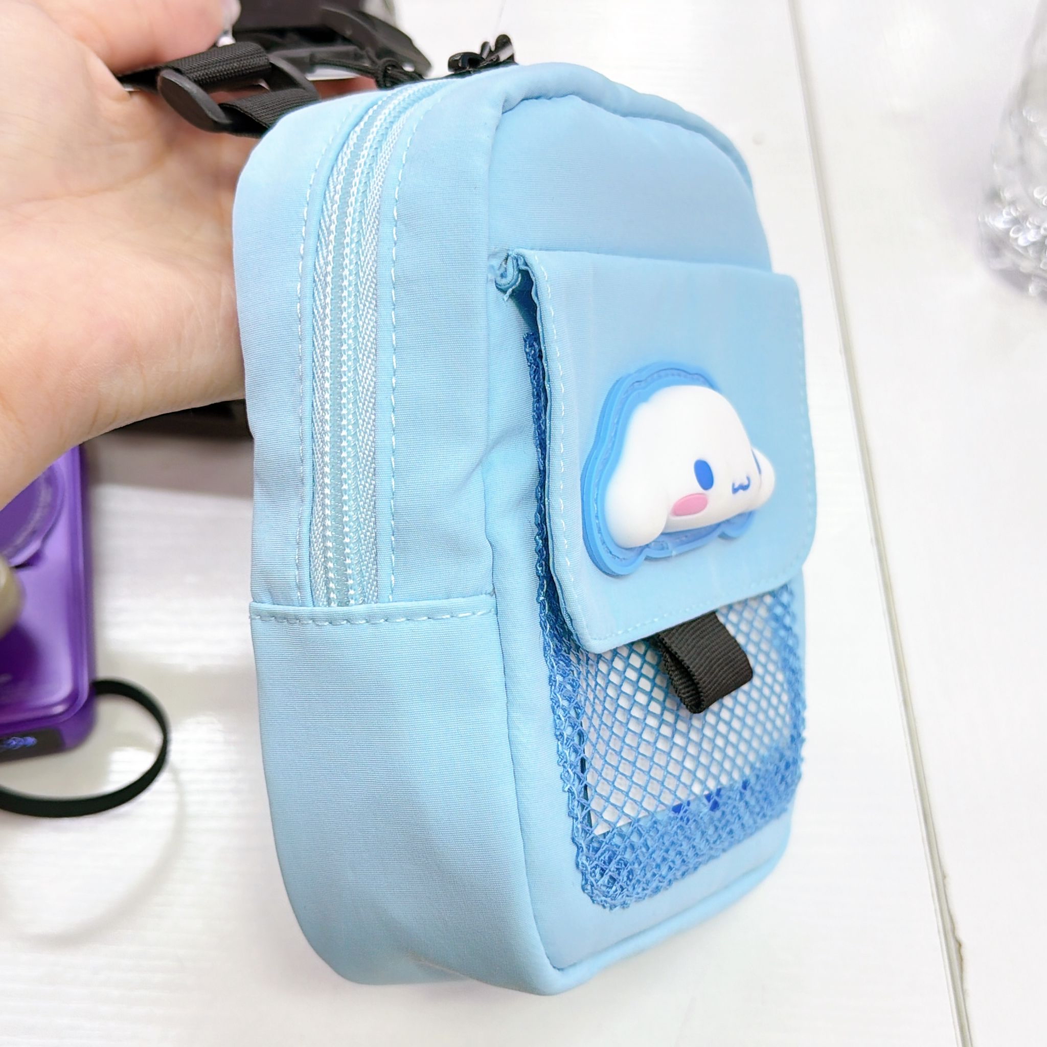 日本直送sanrio跣水質地斜孭袋