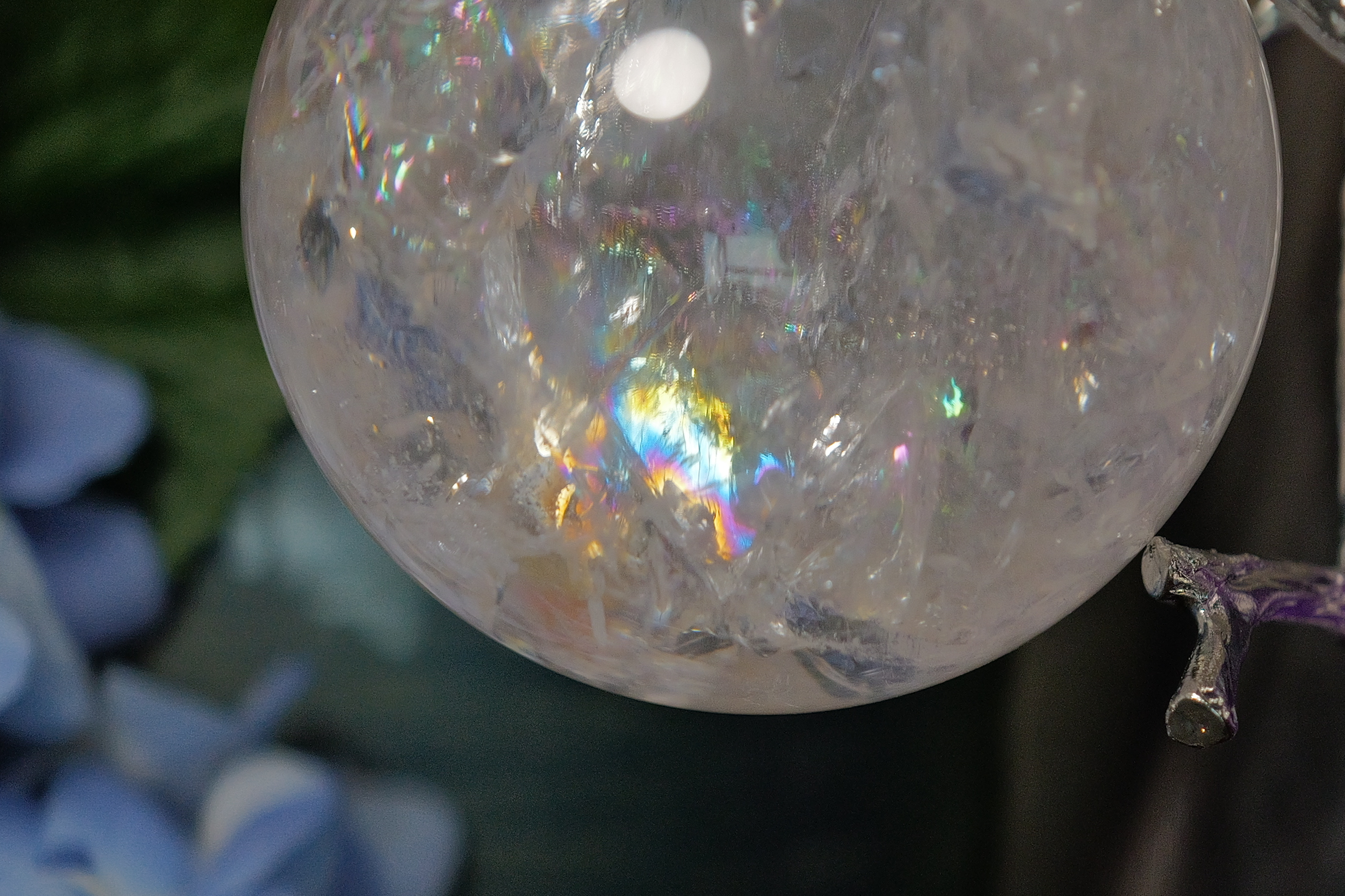  ༒7.3cm白水晶球༒ CQ.1168C2J-RA26*12FT-