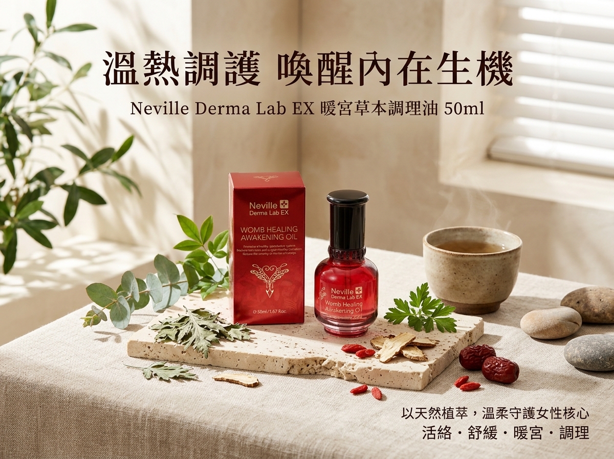 Neville Derma Lab EX 子宮調理喚醒油 50ml - 促進生殖健康，平衡荷爾蒙
