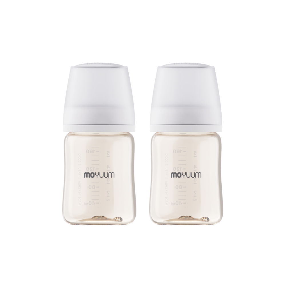 Moyuum - PPSU 寬口防漲氣奶瓶170ml（白色）x2件_MY203_2