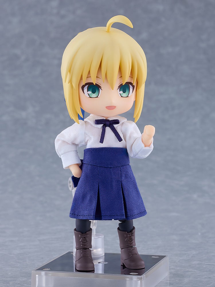 (預訂訂金 $200) (總價 $460) GSC Nendoroid Doll Fate/Grand Order Saber 便服Ver. 黏土娃 (行版)
