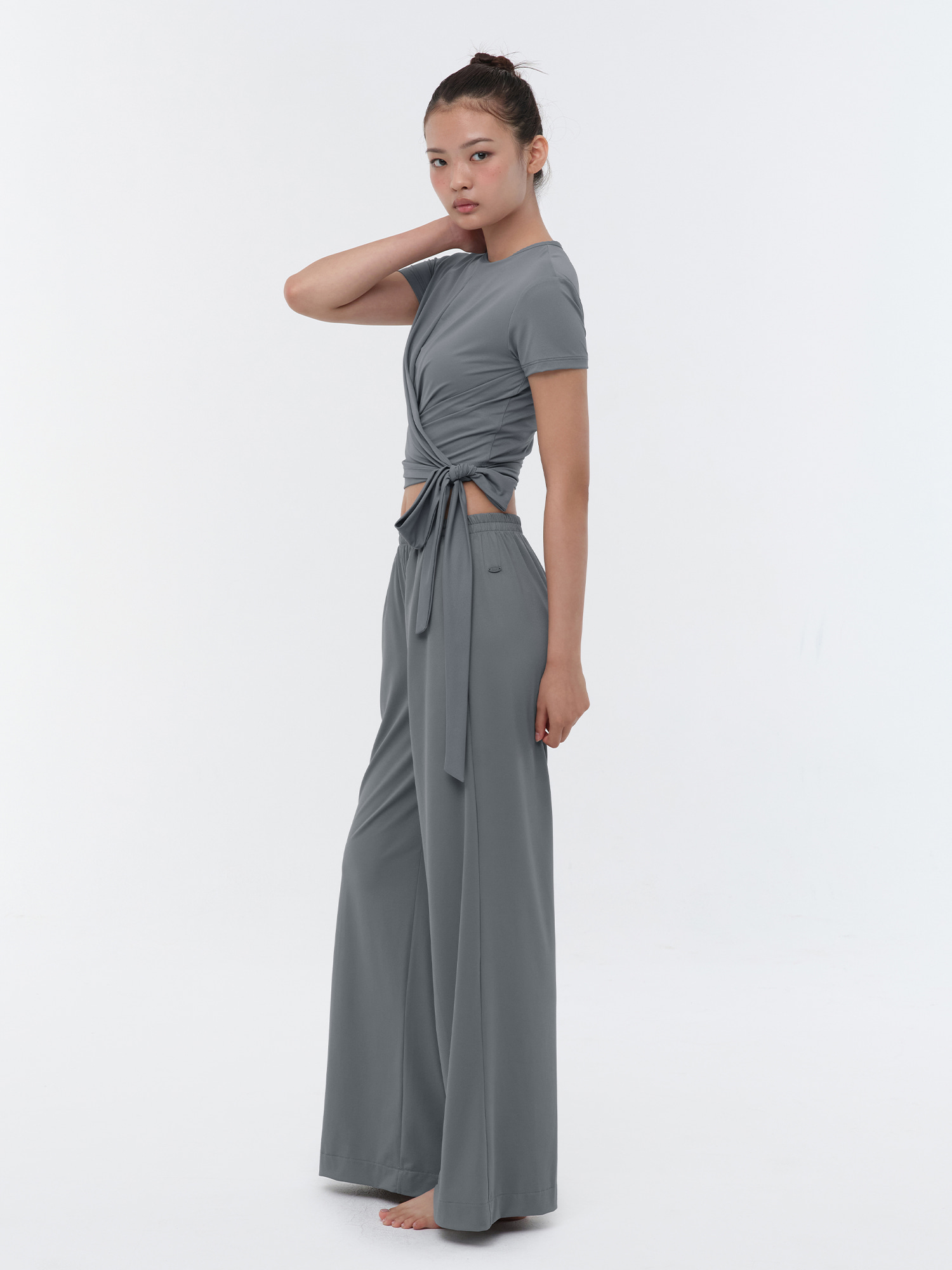 預購_Cooling Banding Wide Pants  by Conch