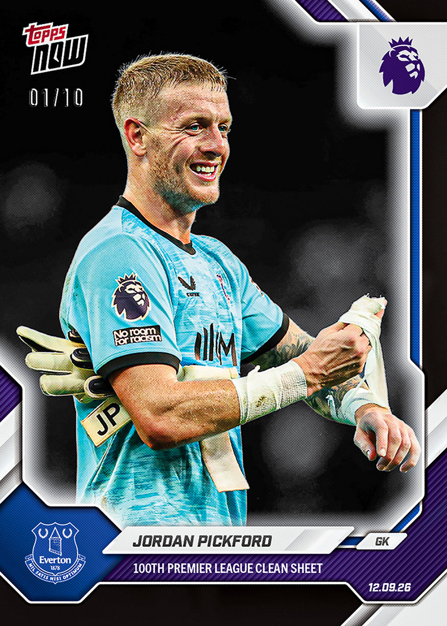 Jordan Pickford - 2026-27 Premier League Topps NOW® #23【團購】
