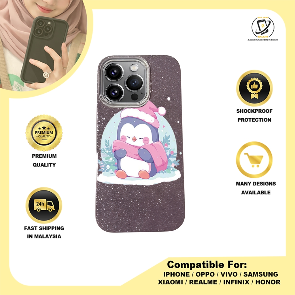 BLING CASE PHONE FOR IPHONE - DESIGN PENGUIN A