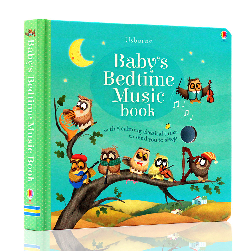 Usborne Baby's Bedtime Music Book睡前晚安音樂發聲書