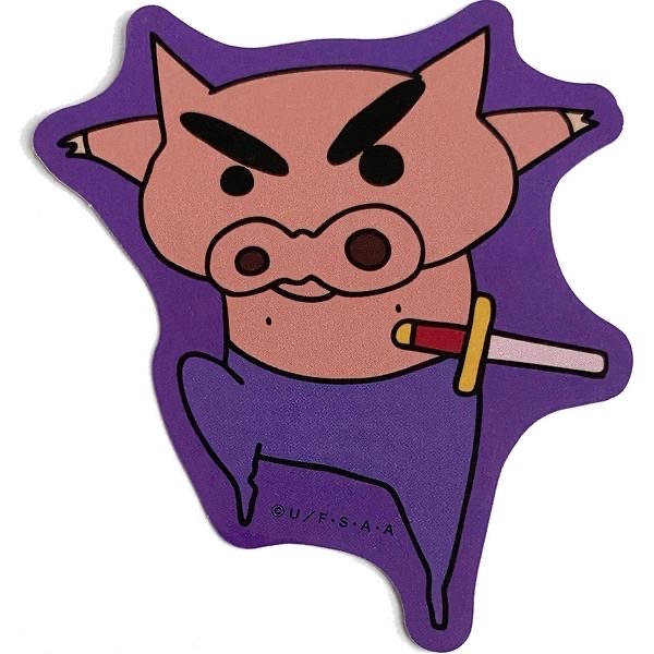 蠟筆小新 不理不理左衛門貼紙 KY1129