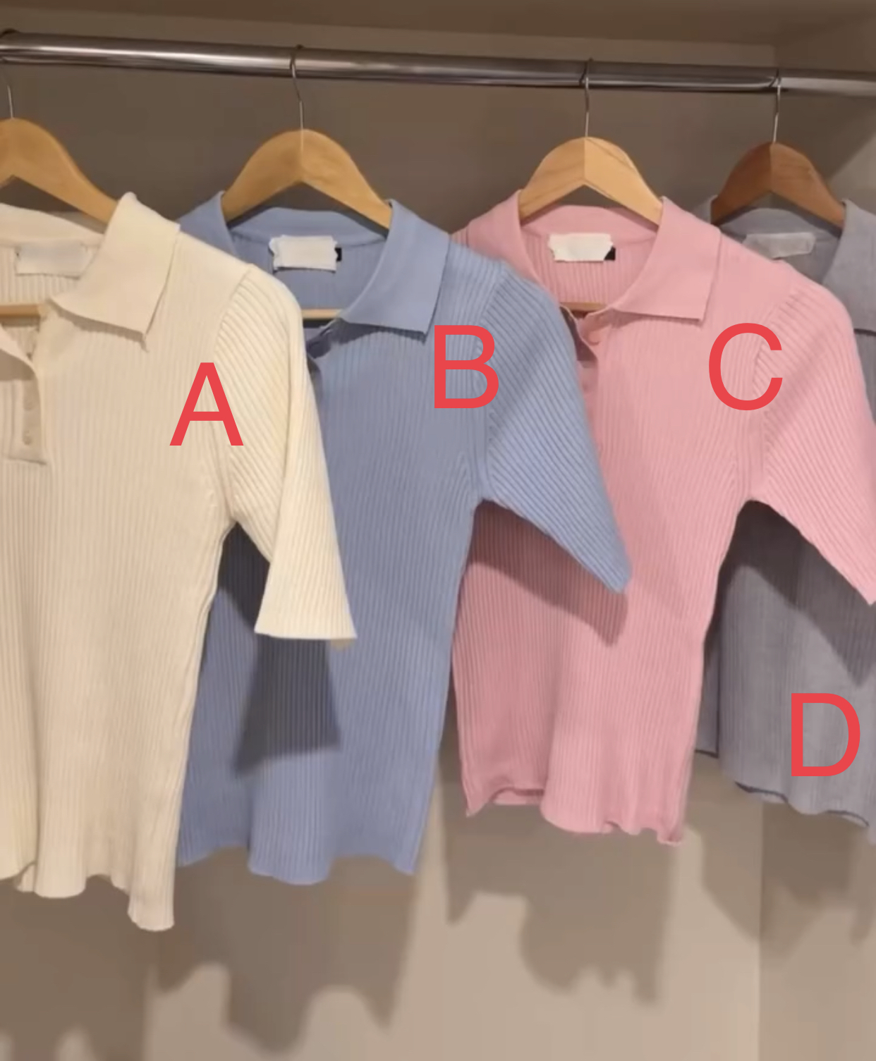 彈性直紋上衣🩷有領🌸肉肉囡或瘦小女生都非常之適合