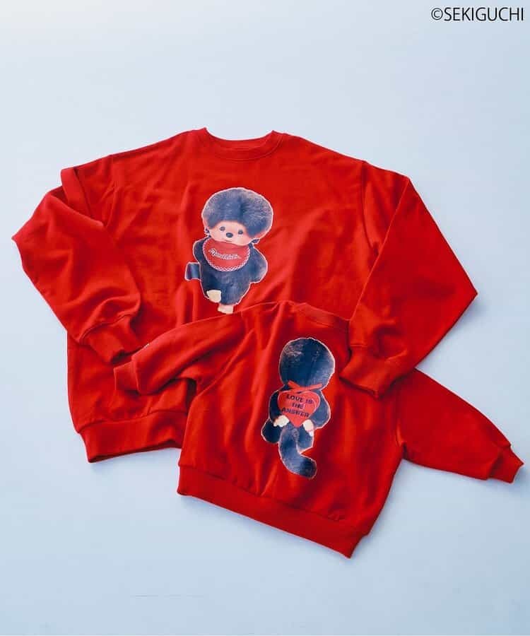 Monchhichi 蒙奇奇親子Hoodies 日本兒童 80-140cm 