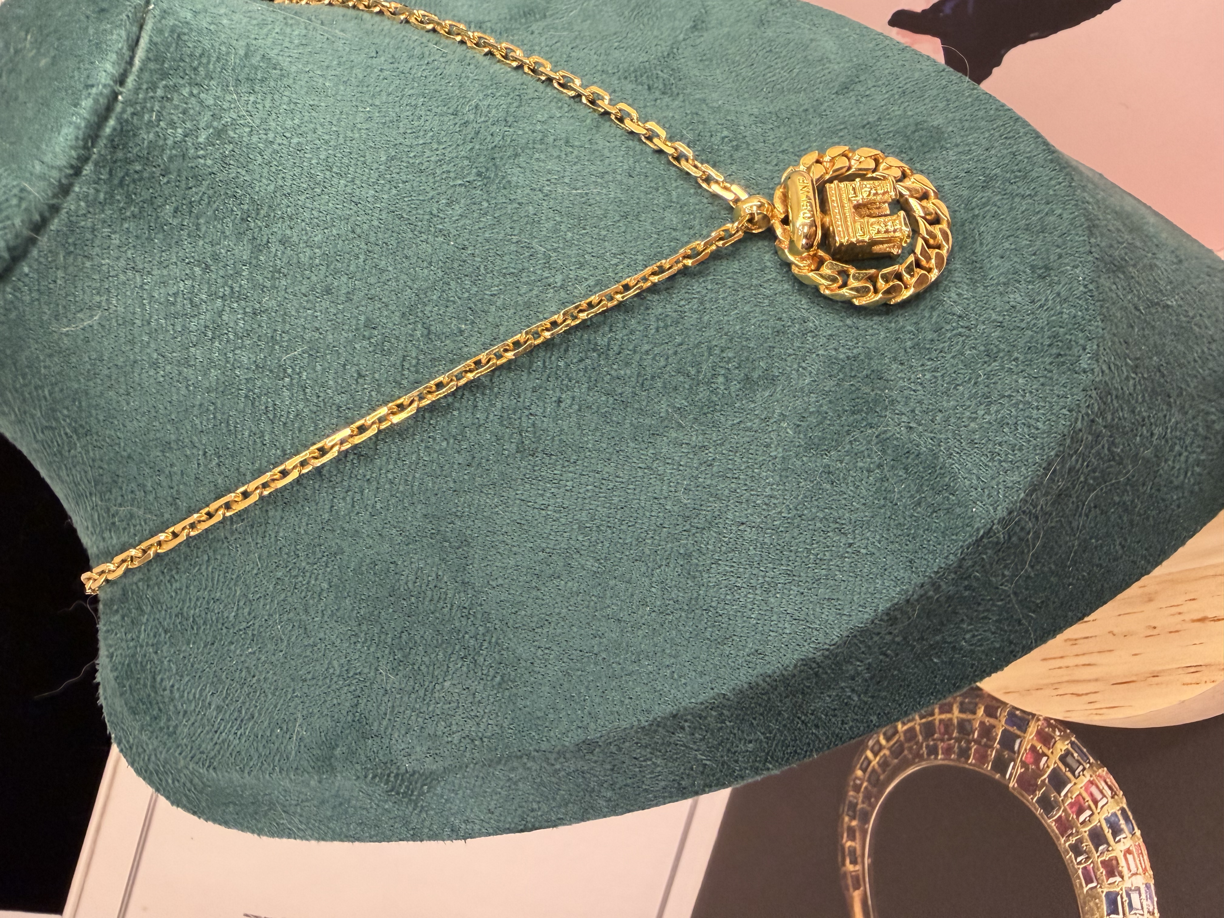 Vintage celine art de triomphe necklace