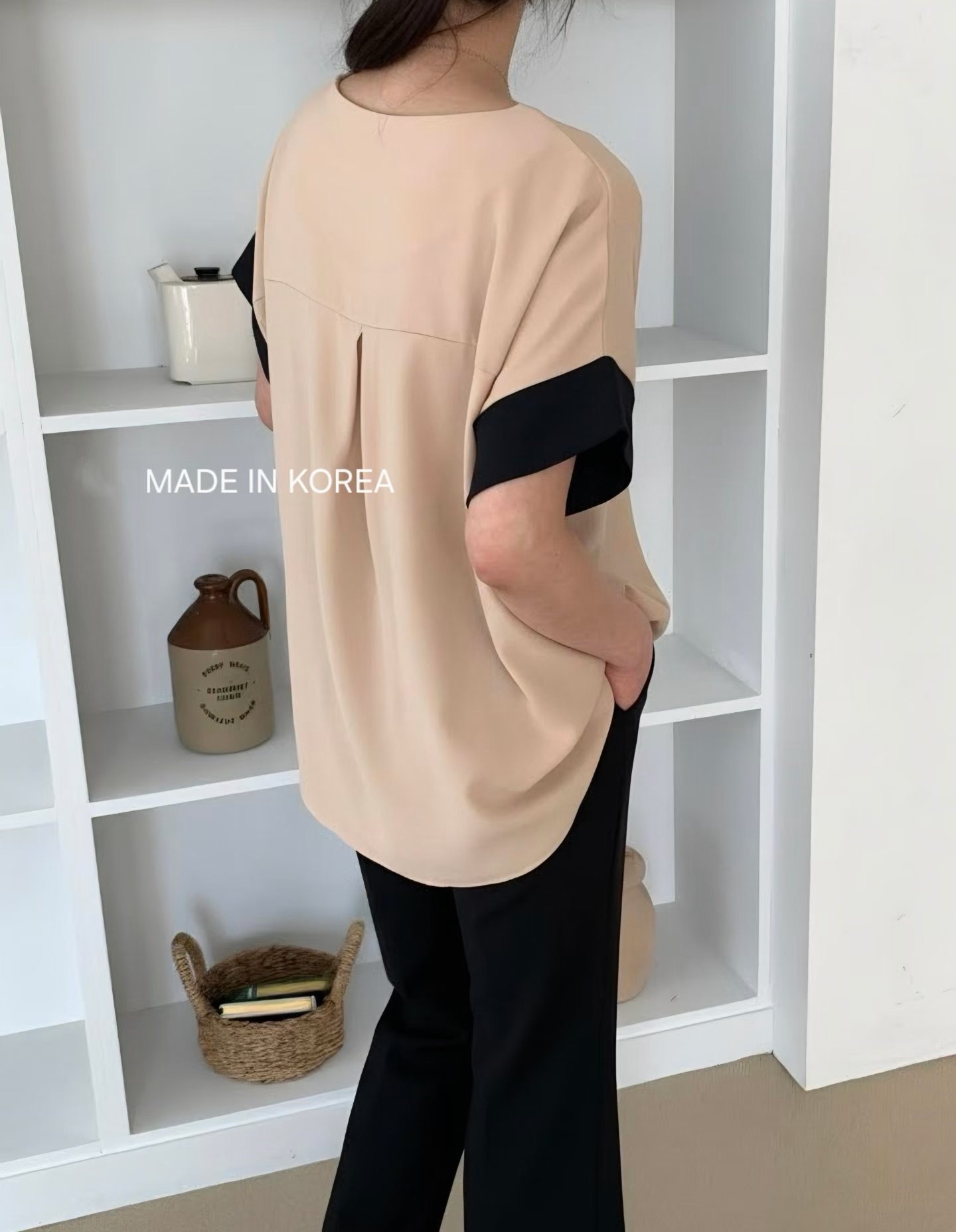 G6184 韓國🇰🇷靚料拼邊top