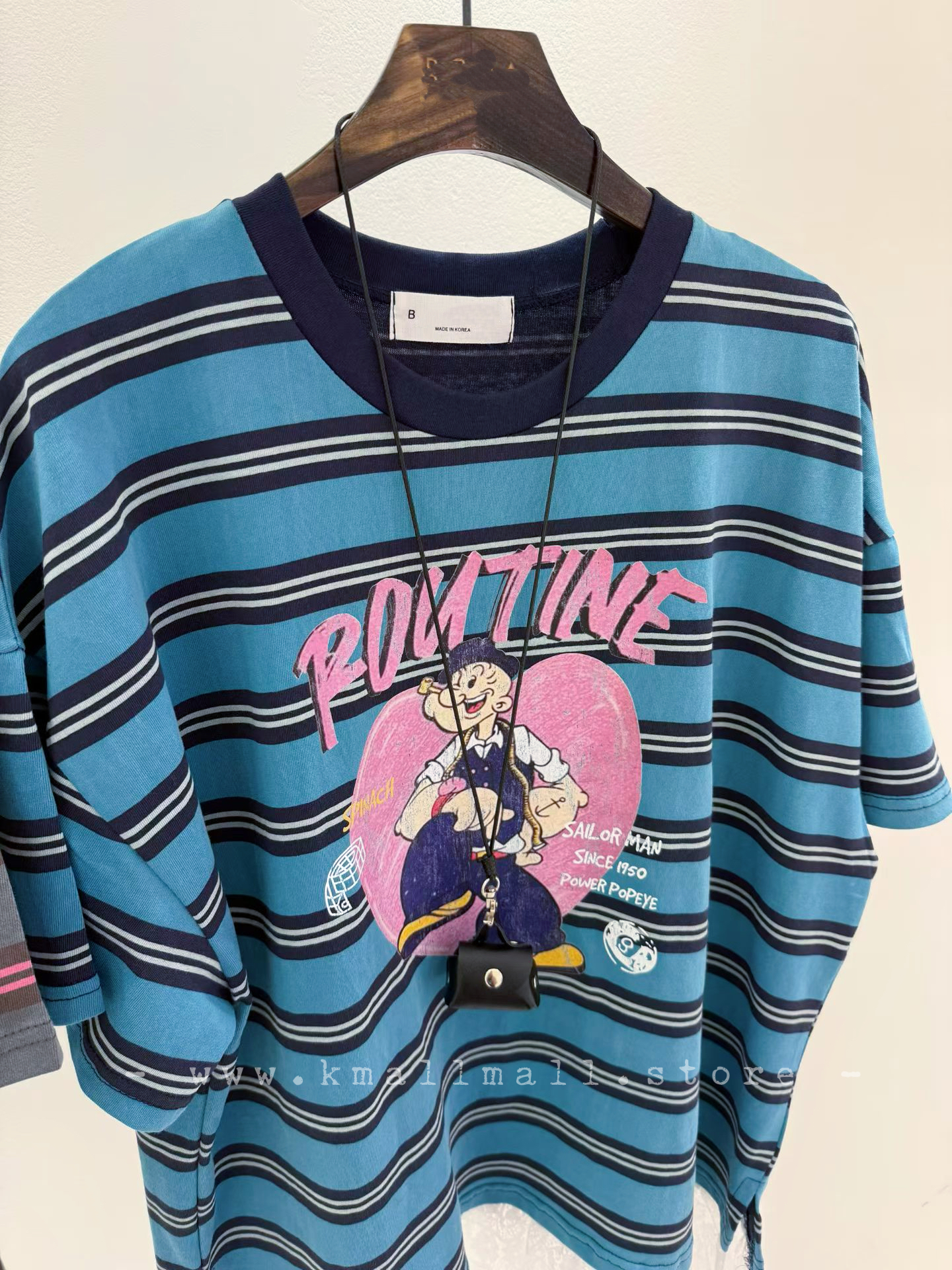 ☀️初夏優惠☀️ retro cartoon撞色Lace Tee