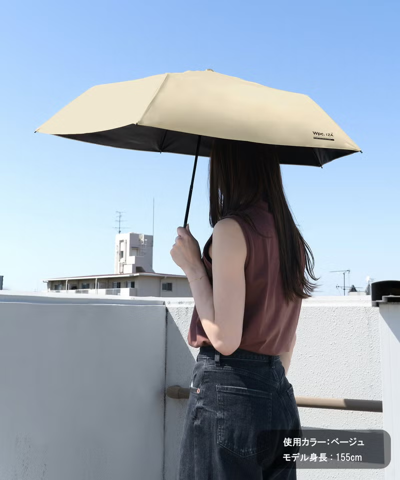 【Threads爆紅】日本直送 Wpc. IZA ULTRA LIGHT 超輕量降溫縮骨遮｜晴雨兩用・夏日降溫 14.7°C (128g)
