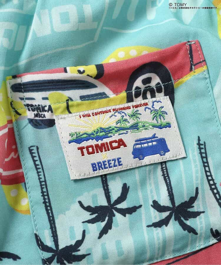 🇯🇵預訂 日本直送🇯🇵Breeze x Tomica系列兩色椰樹車車滿印夏威夷風七分褲
