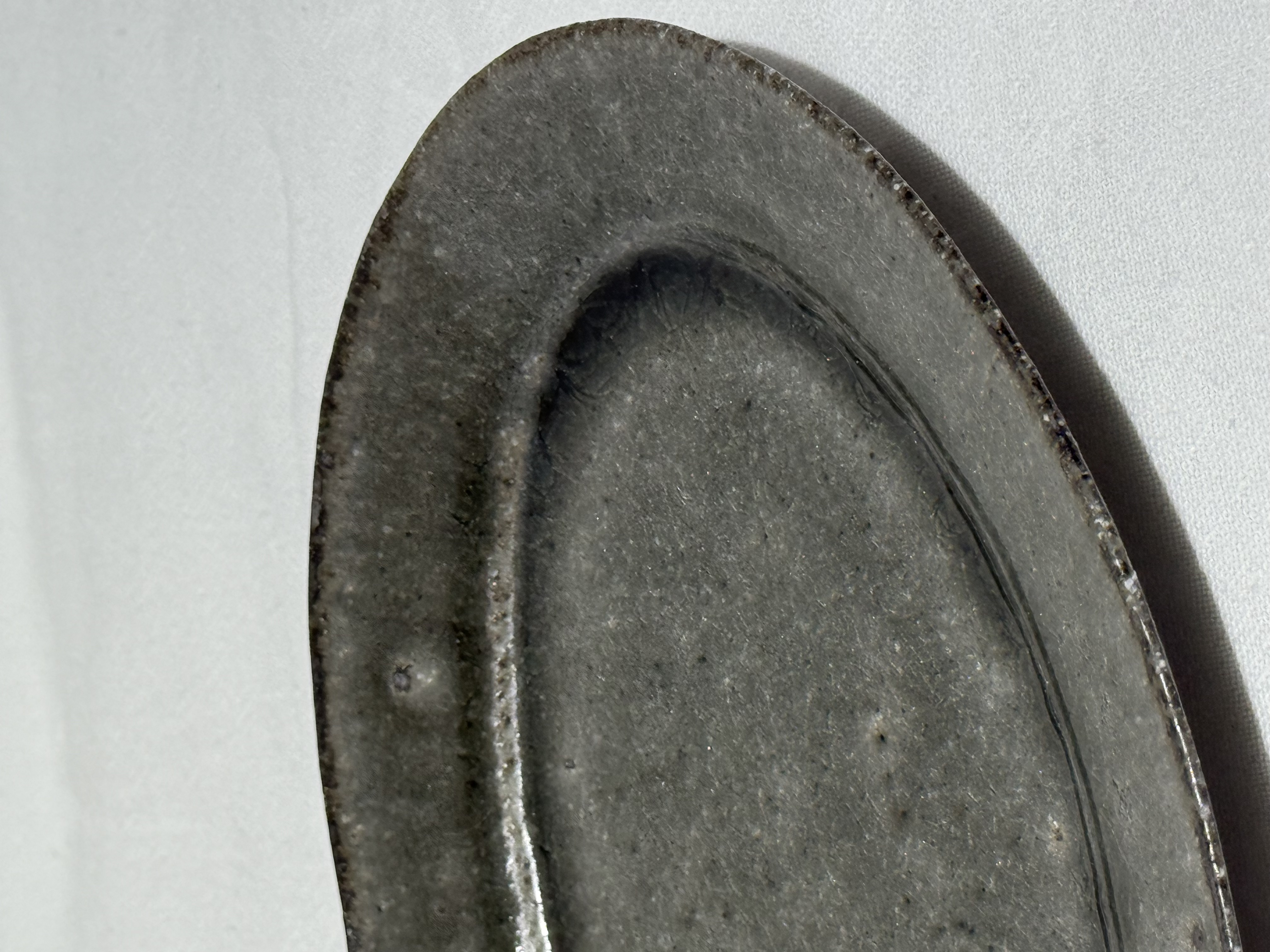 清岡幸道 小橢圓盤 甜品盤