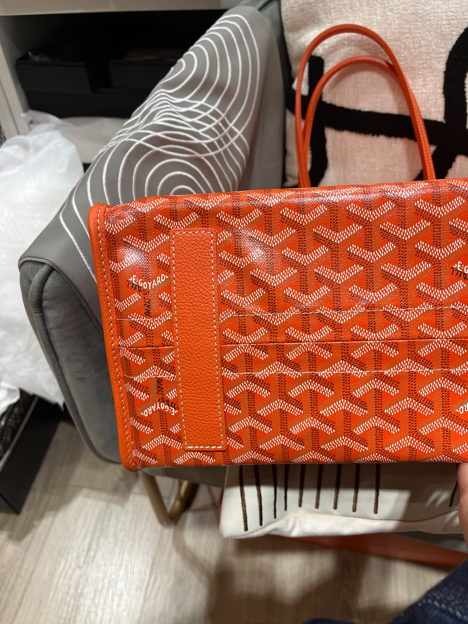 Goyard Hardy pm Tote Bag 100%Authentic, 98%new ✅專門店收據✅防塵袋
