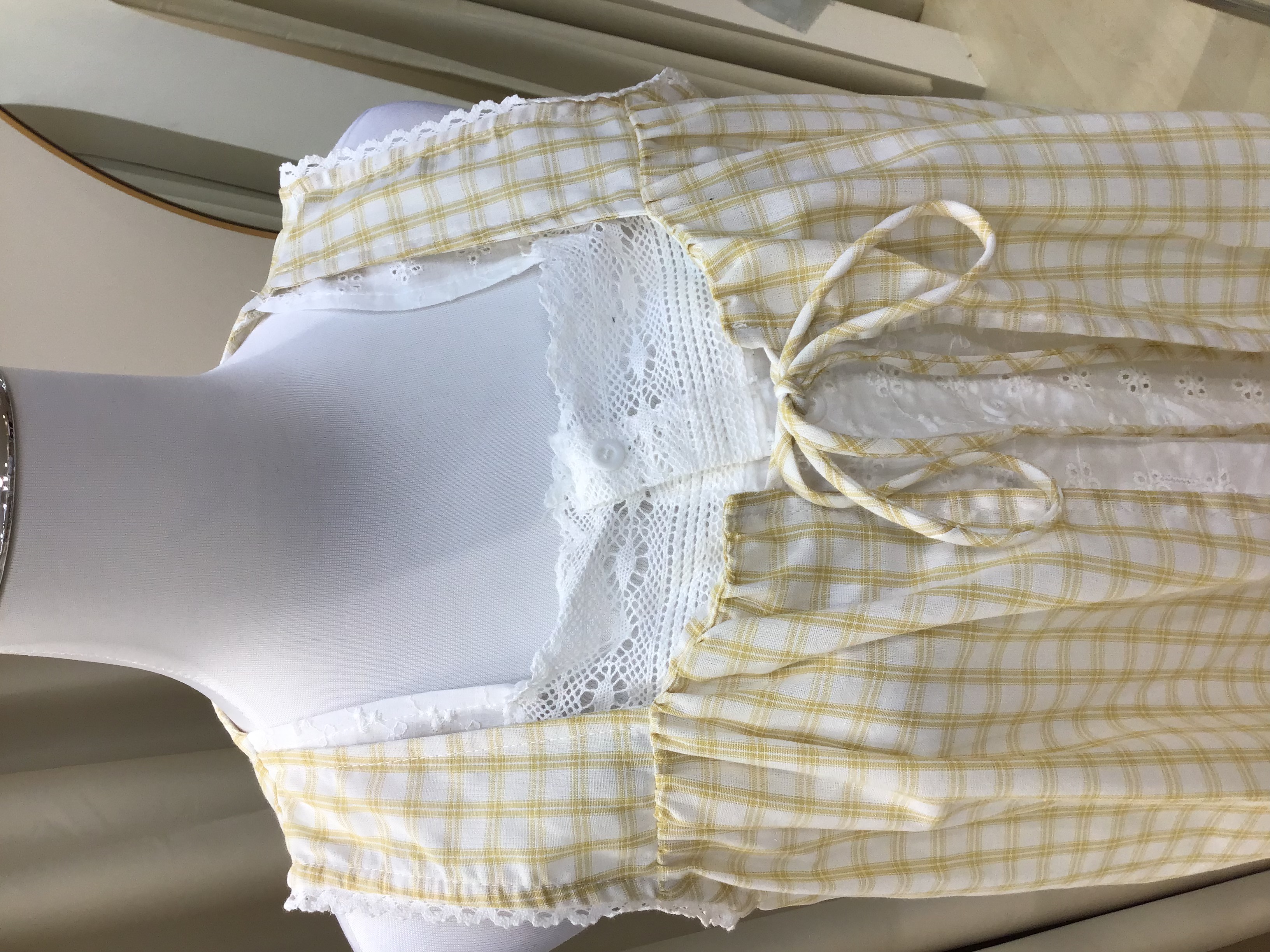 拼接格子假两件