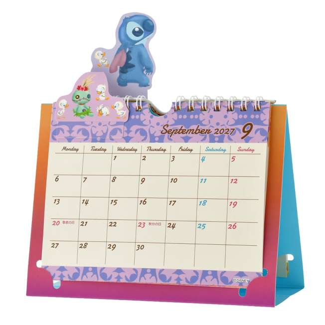 [訂購] [JDS] 💙 STITCH 史迪仔 座枱曆 2027 {TF260836}