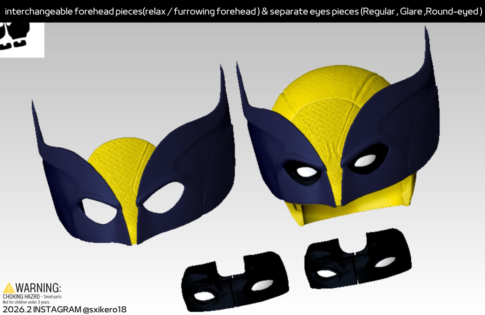 狼人面罩頭雕項目 Wolverine movie accurate cowl project