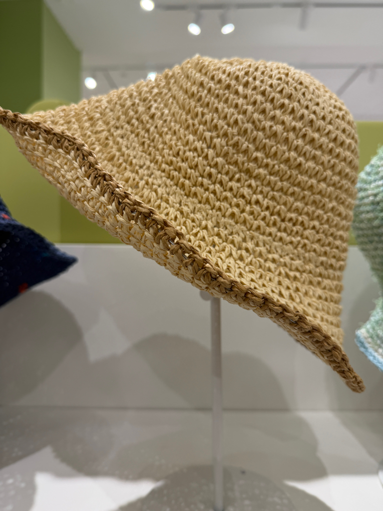 Colorful Mixed Yarn Straw Hat