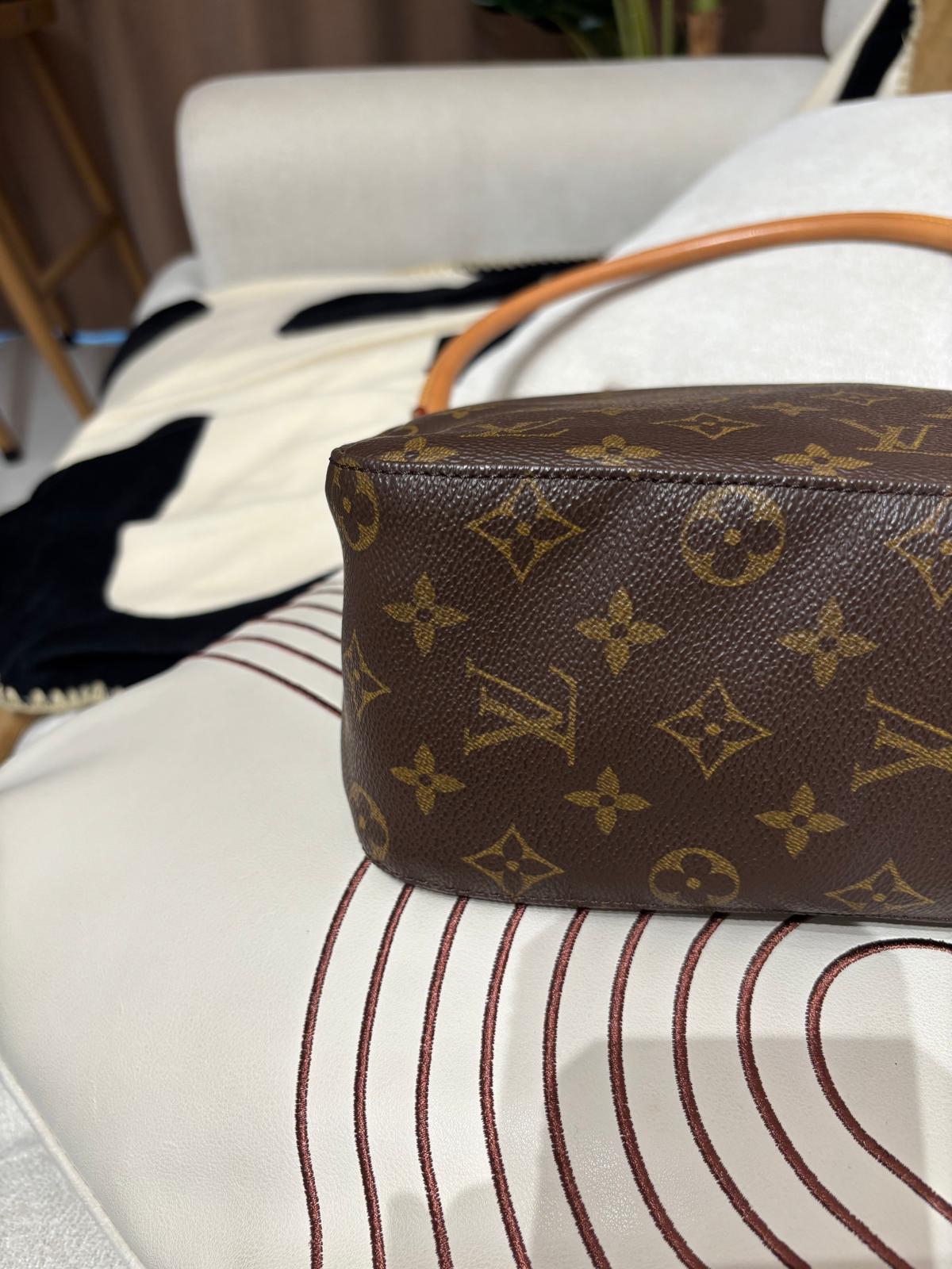 Lv looping hobo M51146 monogram 100%Authentic,98%new✅dust bag 