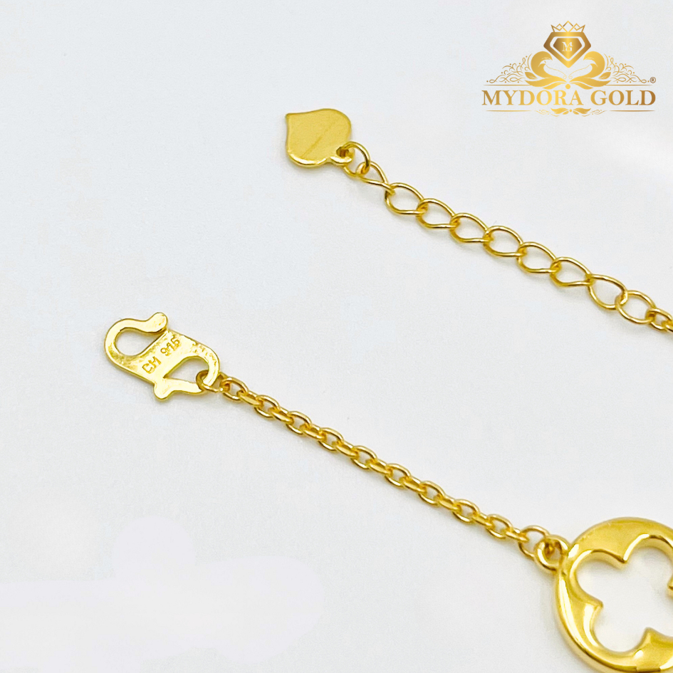 MYDORA Rantai Tangan Clover + LVie Luxury 1C l EMAS 916/22K