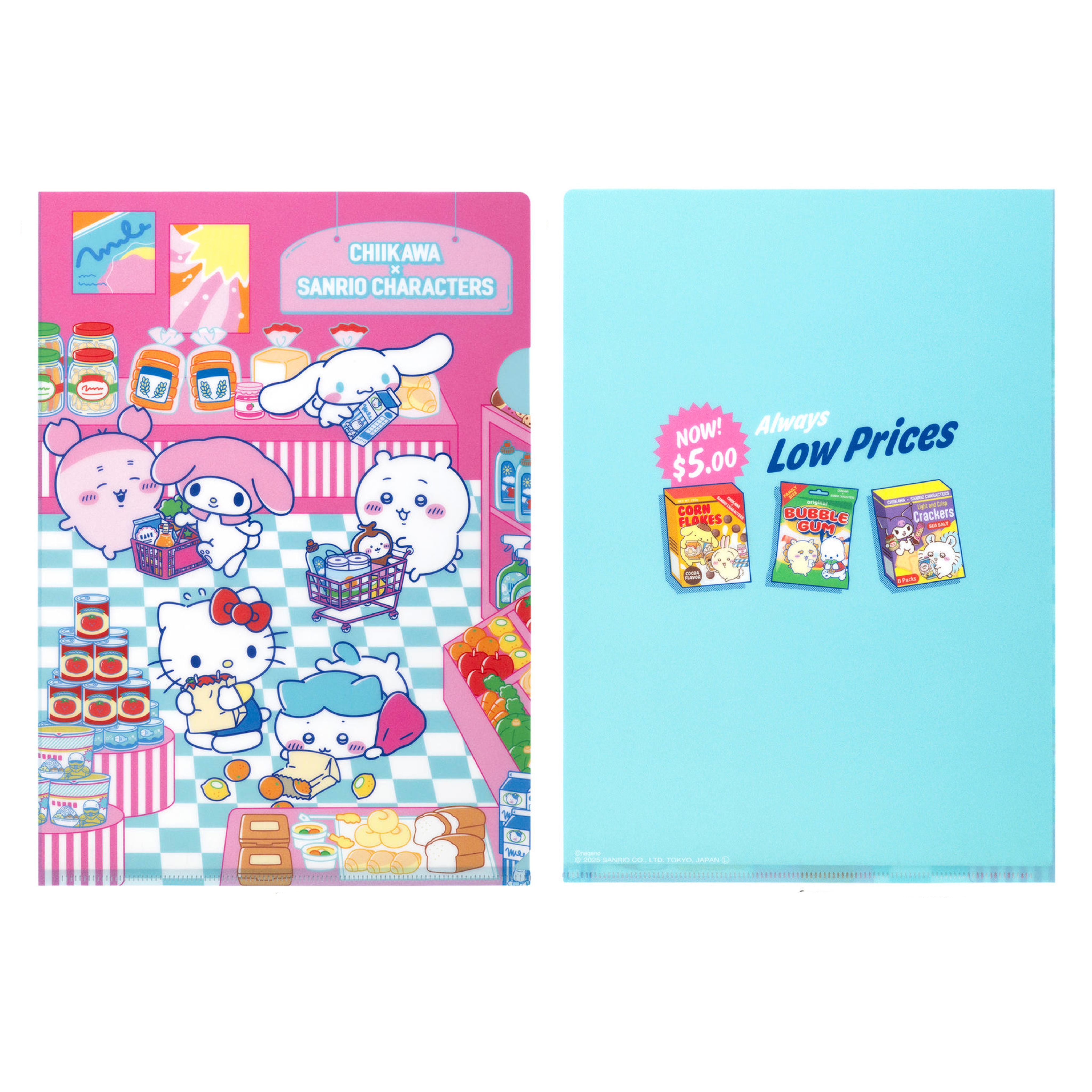 日本 Chiikawa x Sanrio characters A4 File