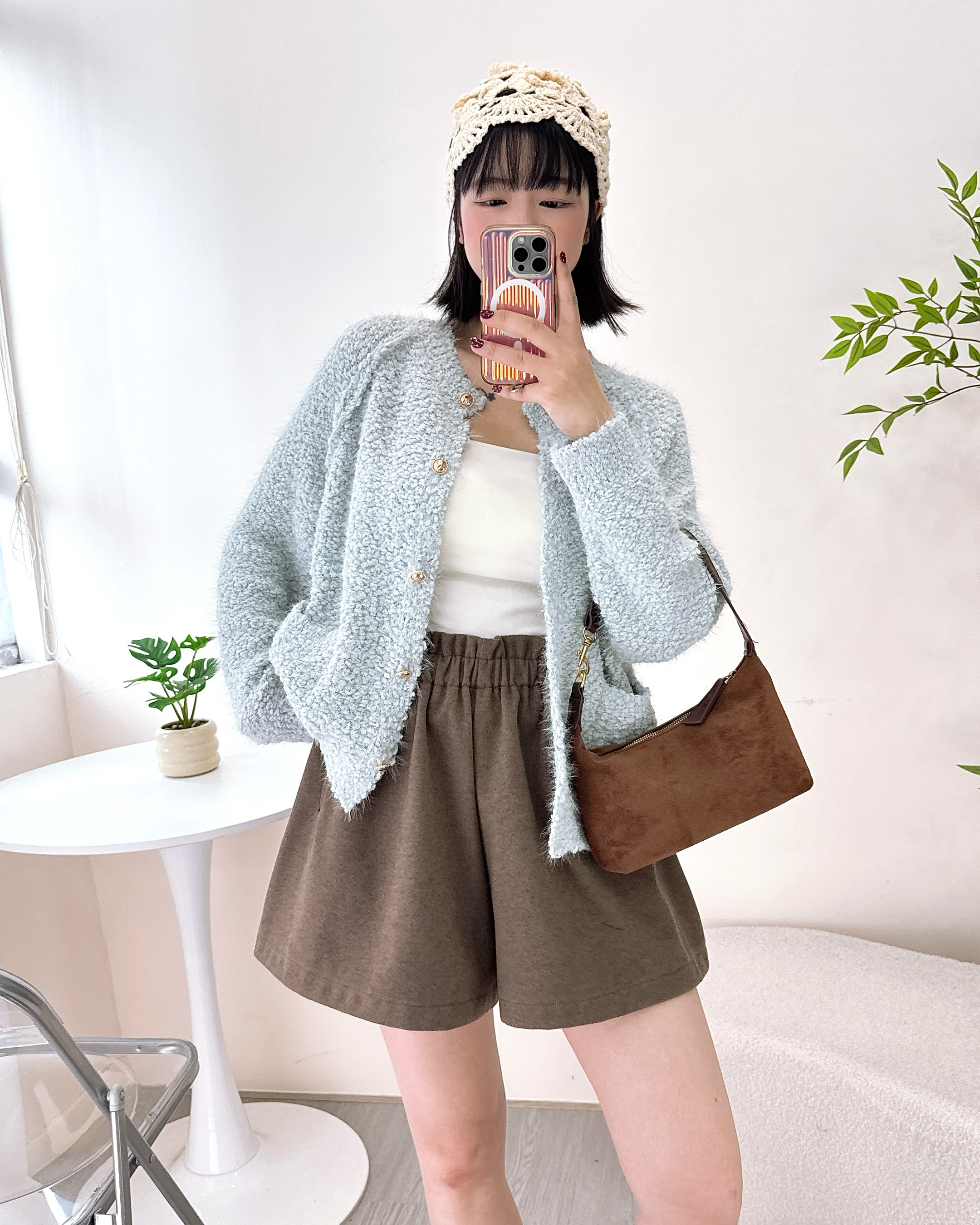 親膚軟綿綿線圈針織外套 3色