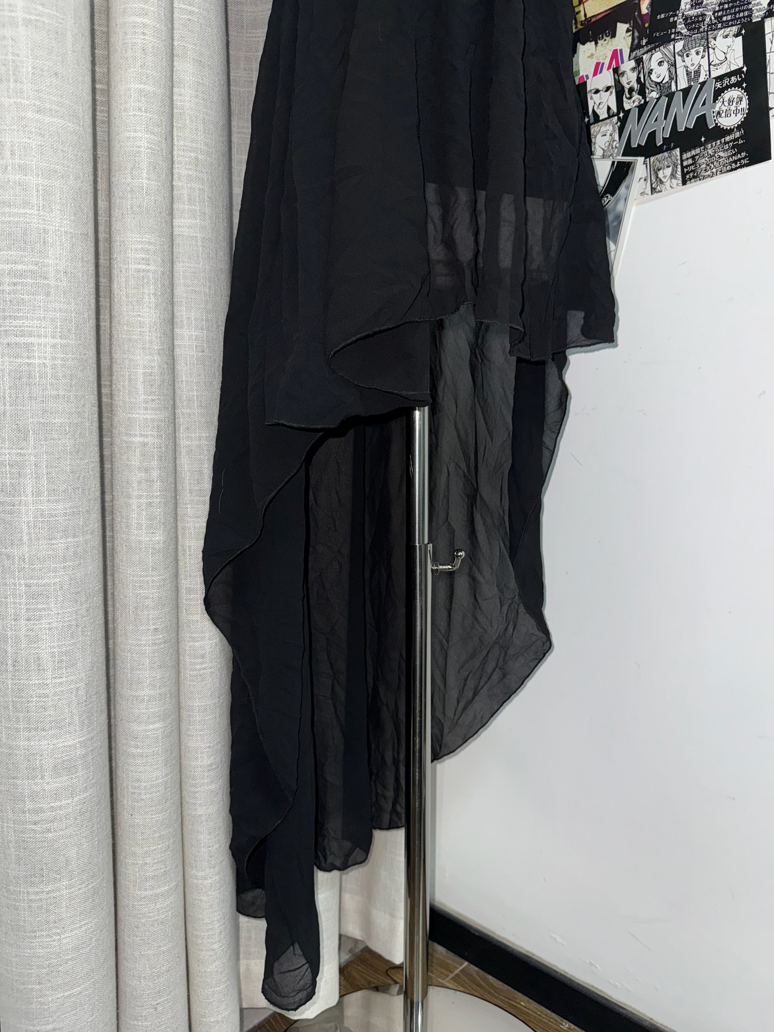 Halter Cross Neck High-Low Dress