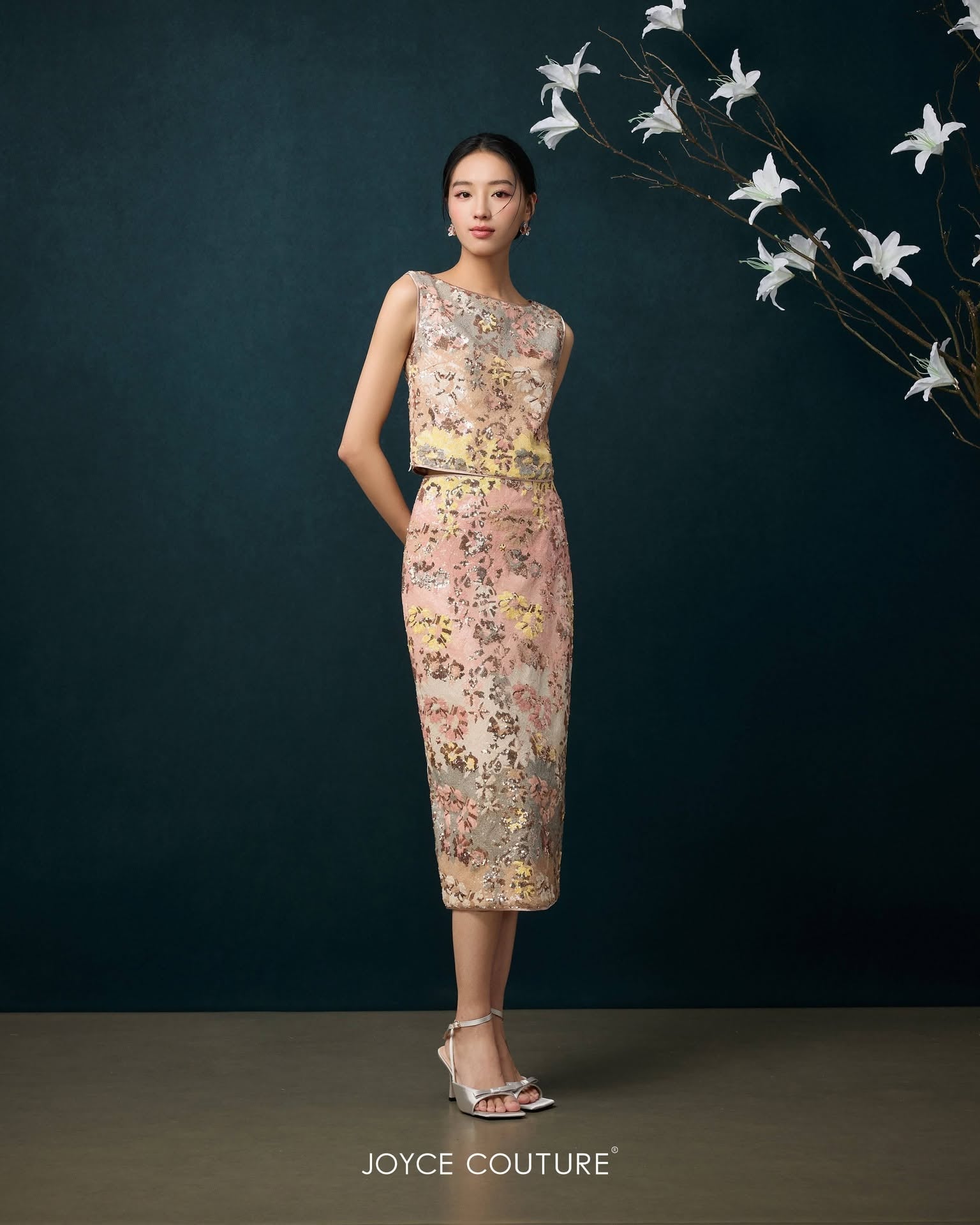 闪亮亮片半裙 S0085