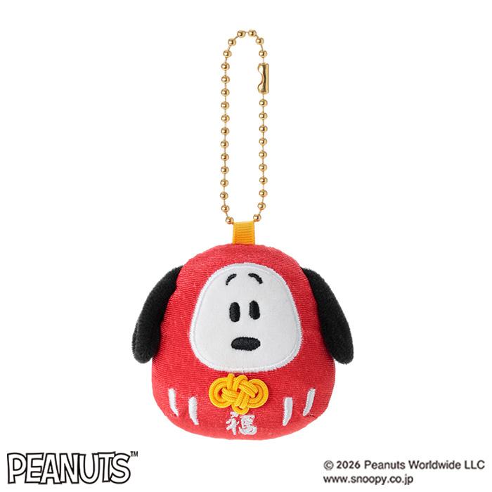 Snoopy達磨公仔掛飾
