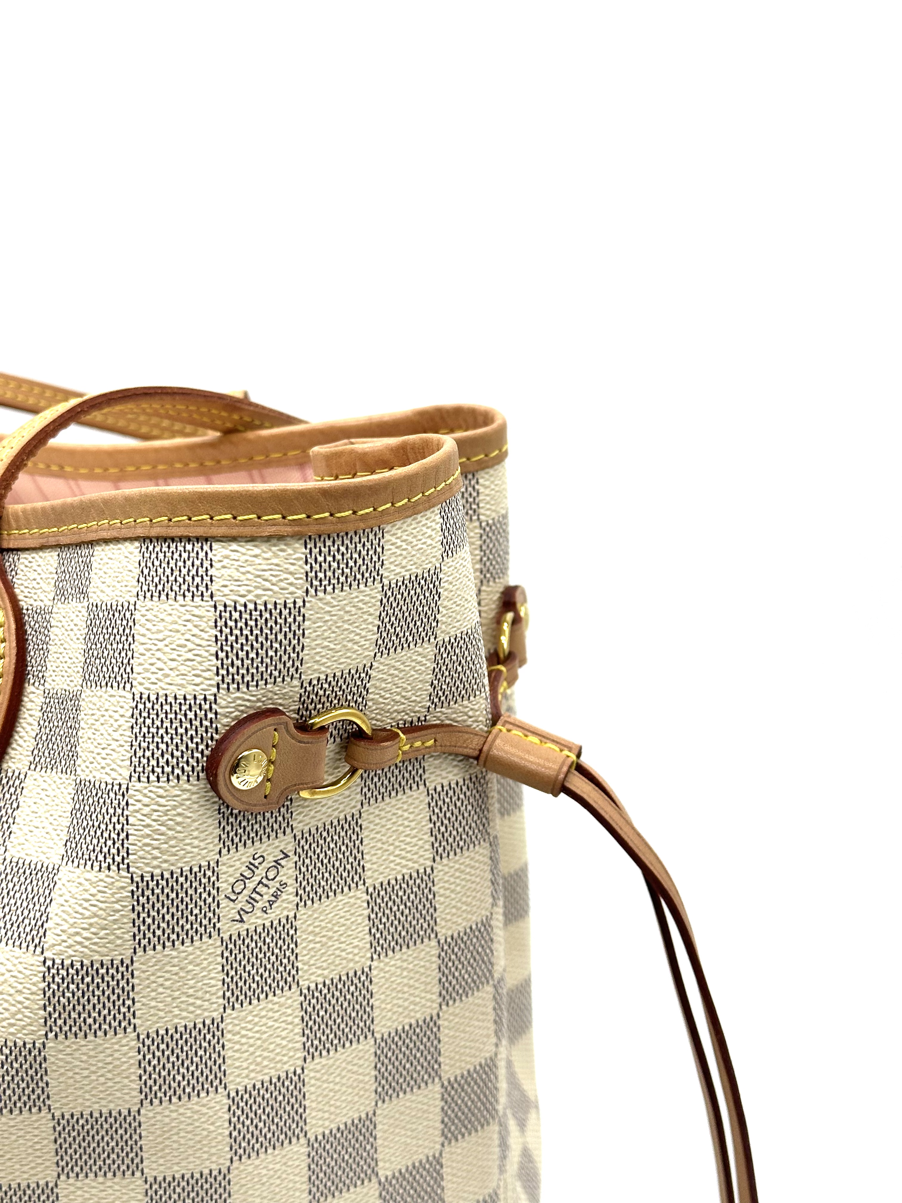 Pre-Owned Louis Vuitton Damier Azur Neverfull PM tote bag / Product Code: 26040901