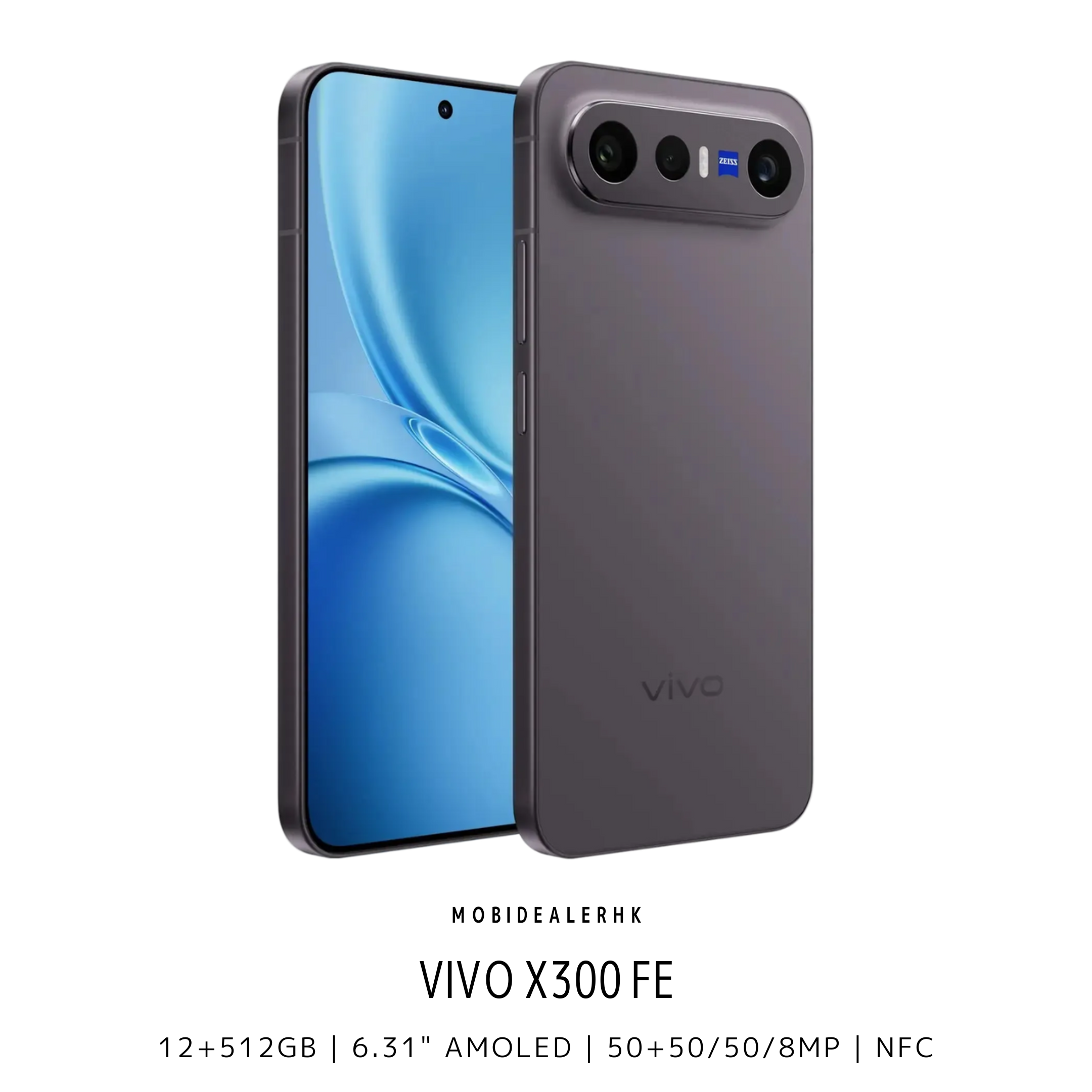 Vivo X300 FE | 5G | 智能手機 | 12+512Gb | 6.31" AMOLED | 50+50/50/8MP | NFC