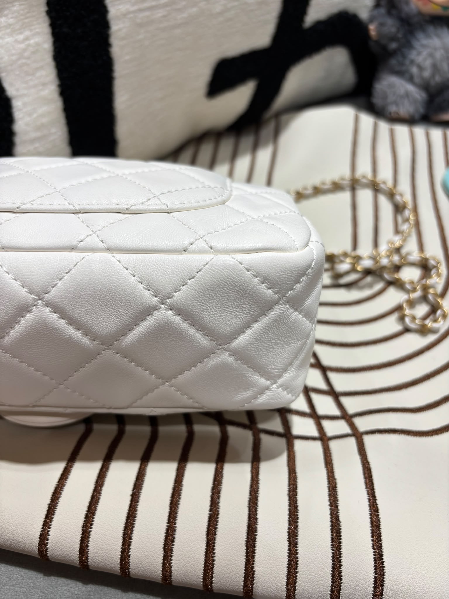 Chanel CF20 Mini Classic Flap Chain Shoulder Bag 調節金球 AS1787 100%Authentic, 98%New ✅晶片✅Dust bag✅Box
