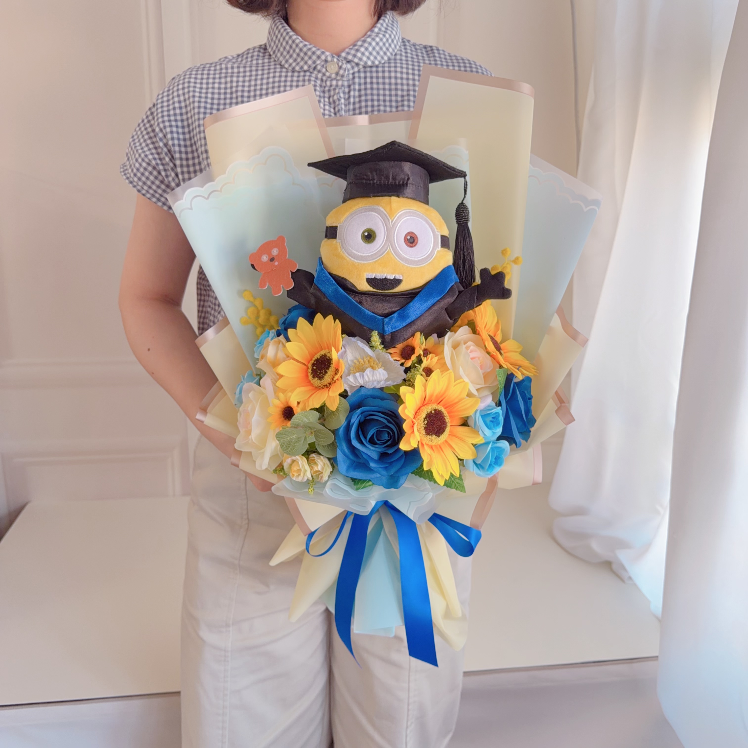 (現貨)Minions畢業花束