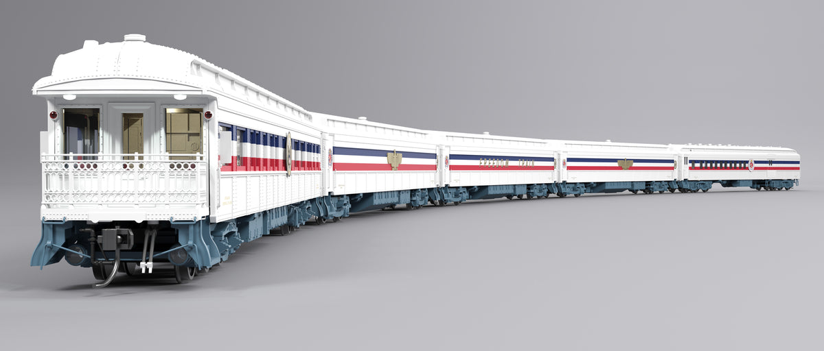 American Freedom Train Coach set 5pcs Broadway Limited 