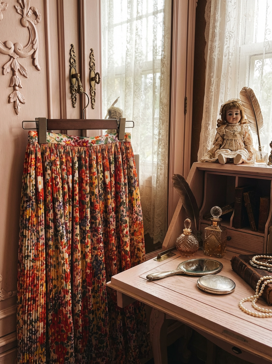 Bespoke Pleated Skirt童話場景浪漫花園公主壓摺裙