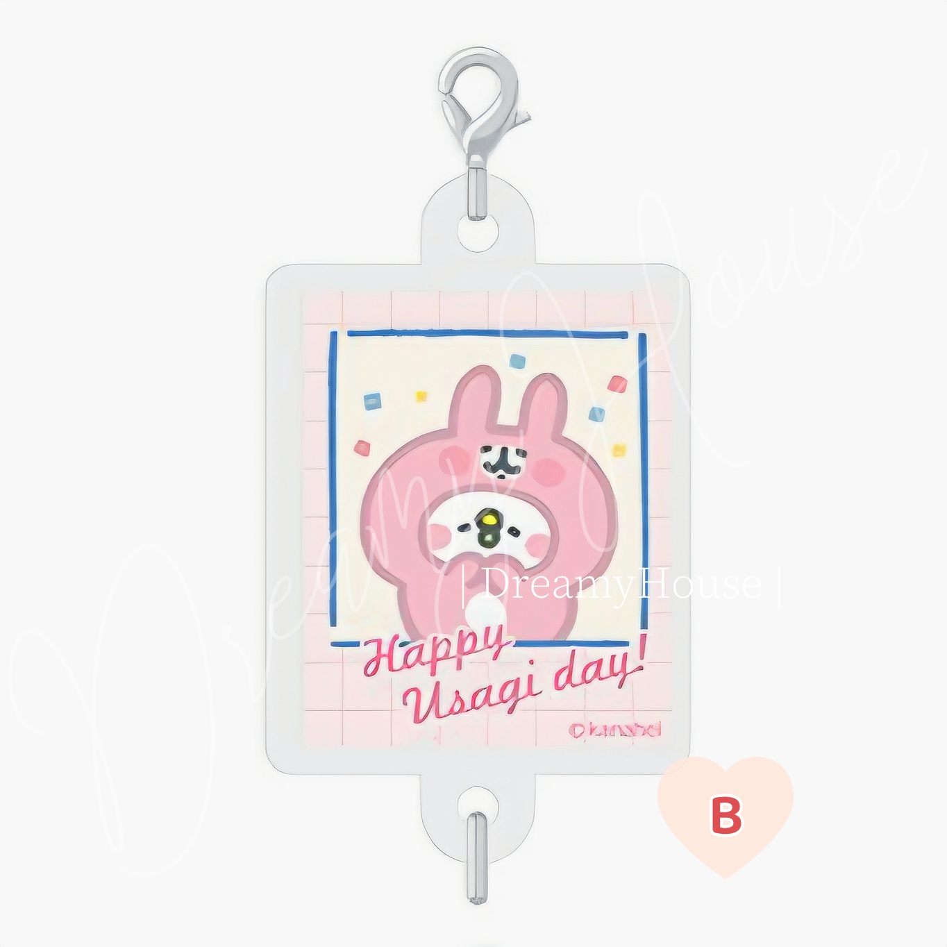 日本 kanahei YURUTTO STORE Happy Usagi day! 吊飾 charm