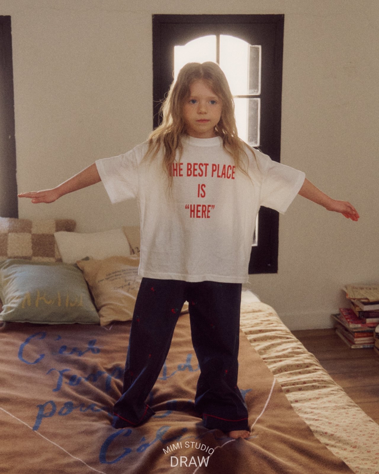 Bymimi | Print Tee (white L105-115/XL115-125)