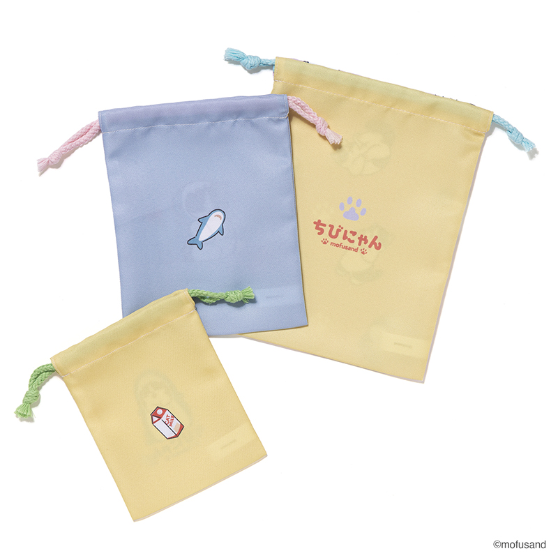 日本預訂📍日本Mofusand圖案索繩袋套裝 24/4日本開售
