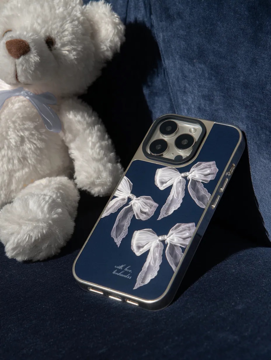【Beautiful in White#02】銀框磨砂面MagSafe iPhone Case