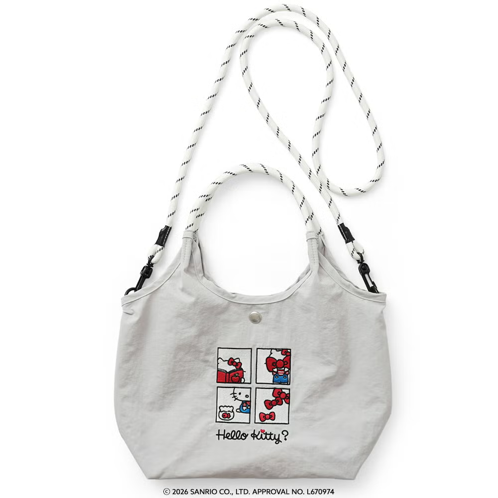 【日本直送】Sanrio × unify 輕量撥水加工刺繡兩用袋 4L