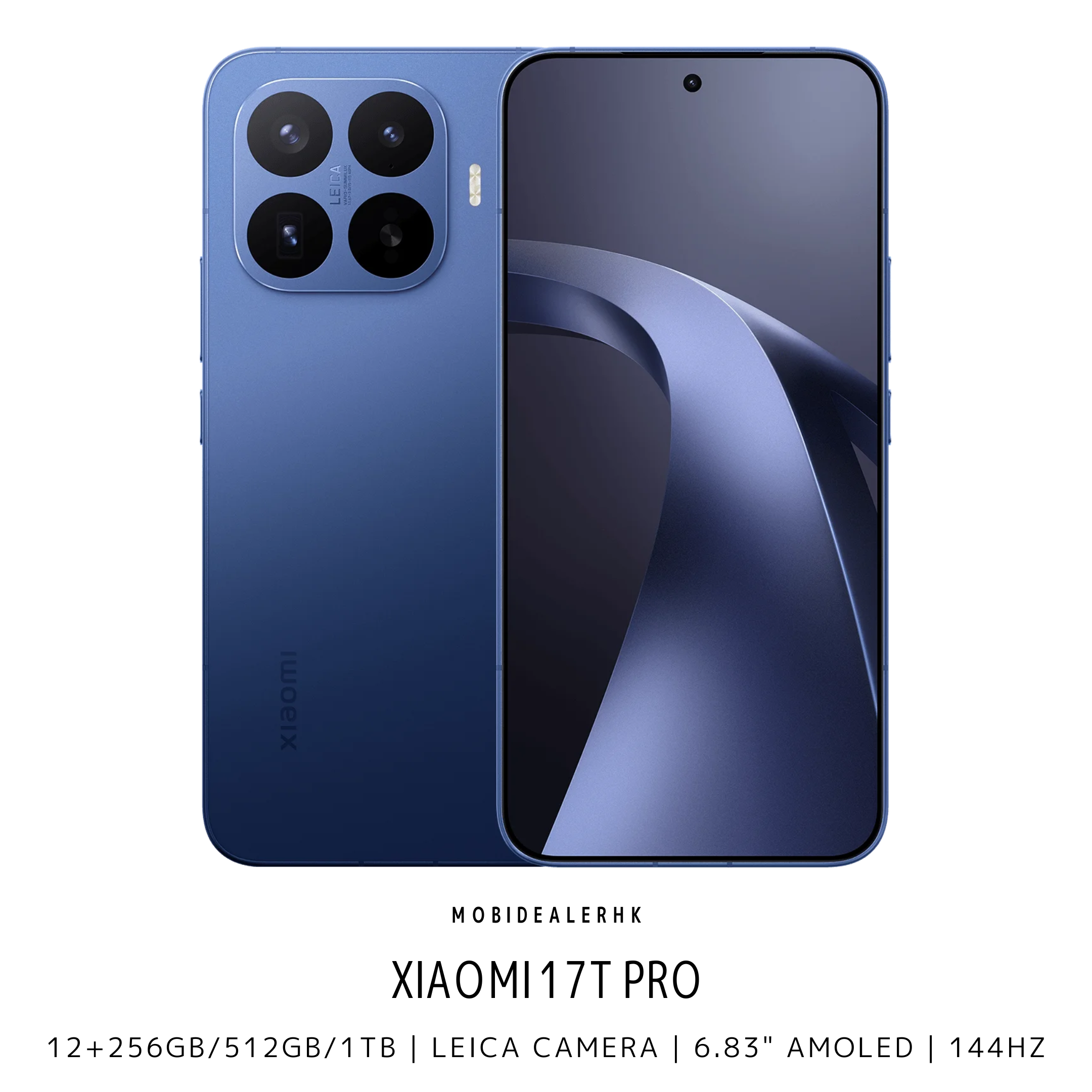Xiaomi 17T Pro | 小米 17T Pro | 5G | 智能手機 | 12+256Gb/512Gb/1Tb | Leica Camera | 6.83" AMOLED | 144Hz | NFC