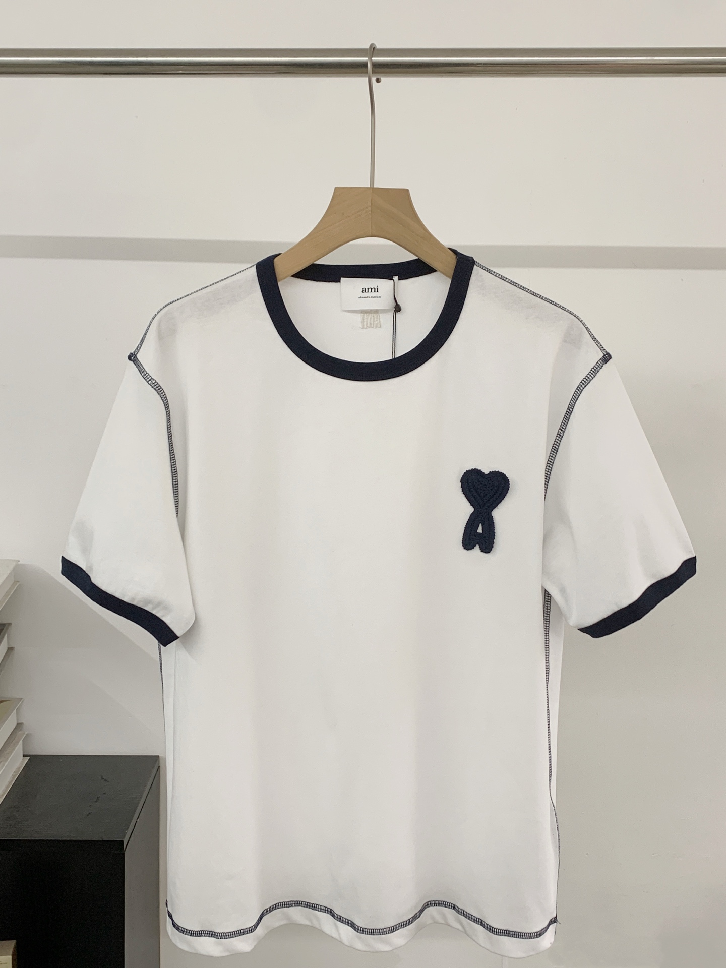 Ami 麥穗編織愛心短袖 Tee